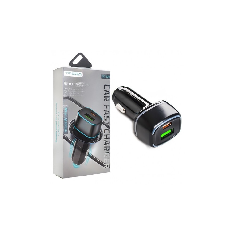 Treqa CC-320 auto punjač 5V 3.1A