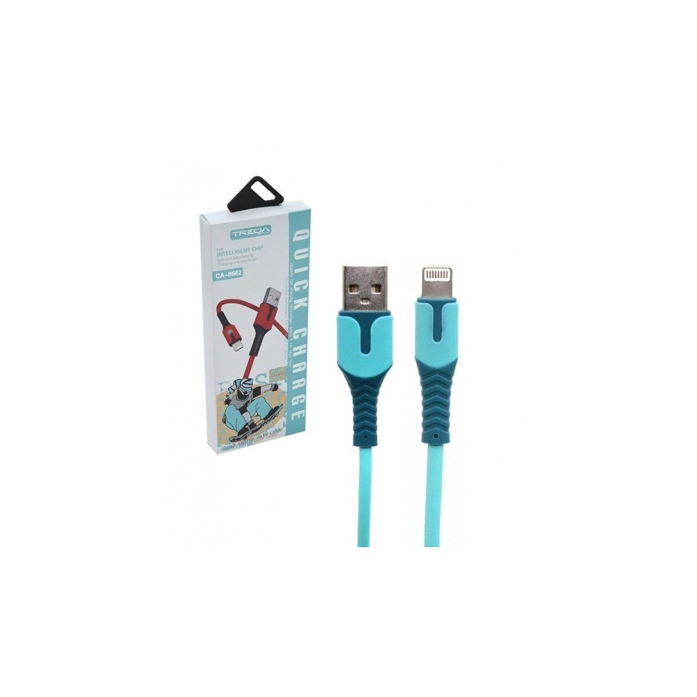 TREQA CA-8662 3.1A Lightning USB kabal 1m