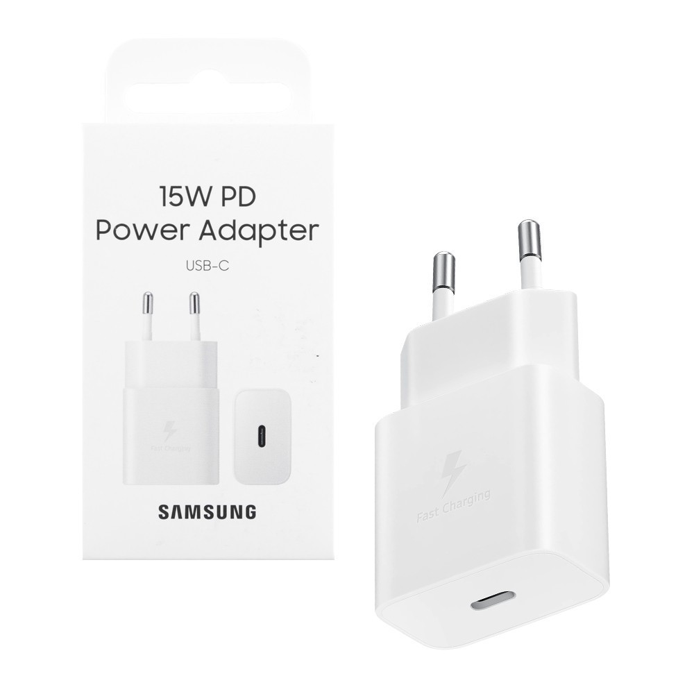 Samsung adapter 15W Fast Charging USB-C EP-T1510NWEGEU bijeli-Original Samsung adapter 15W Fast Charging USB-C EP-T1510NWEGEU bijeli-Original