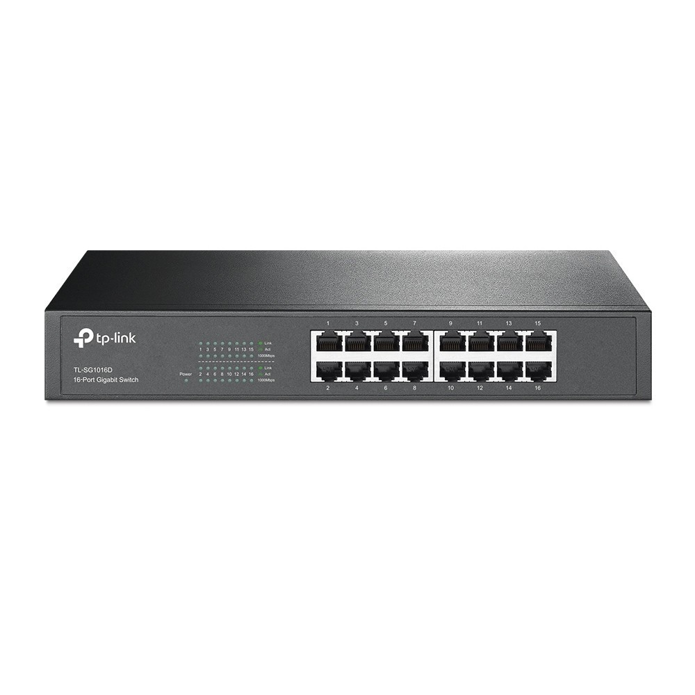 Switch TP-Link 16-Port Gigabit Desktop/Rackmount TL-SG1016D
