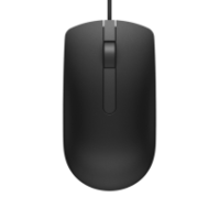 Dell žičani miš WM126 Black 570-AAMH-56