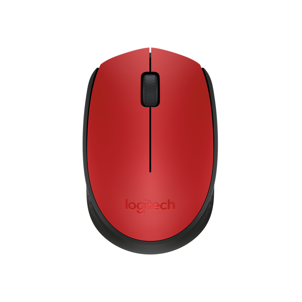 Logitech M171 bežični miš crveni