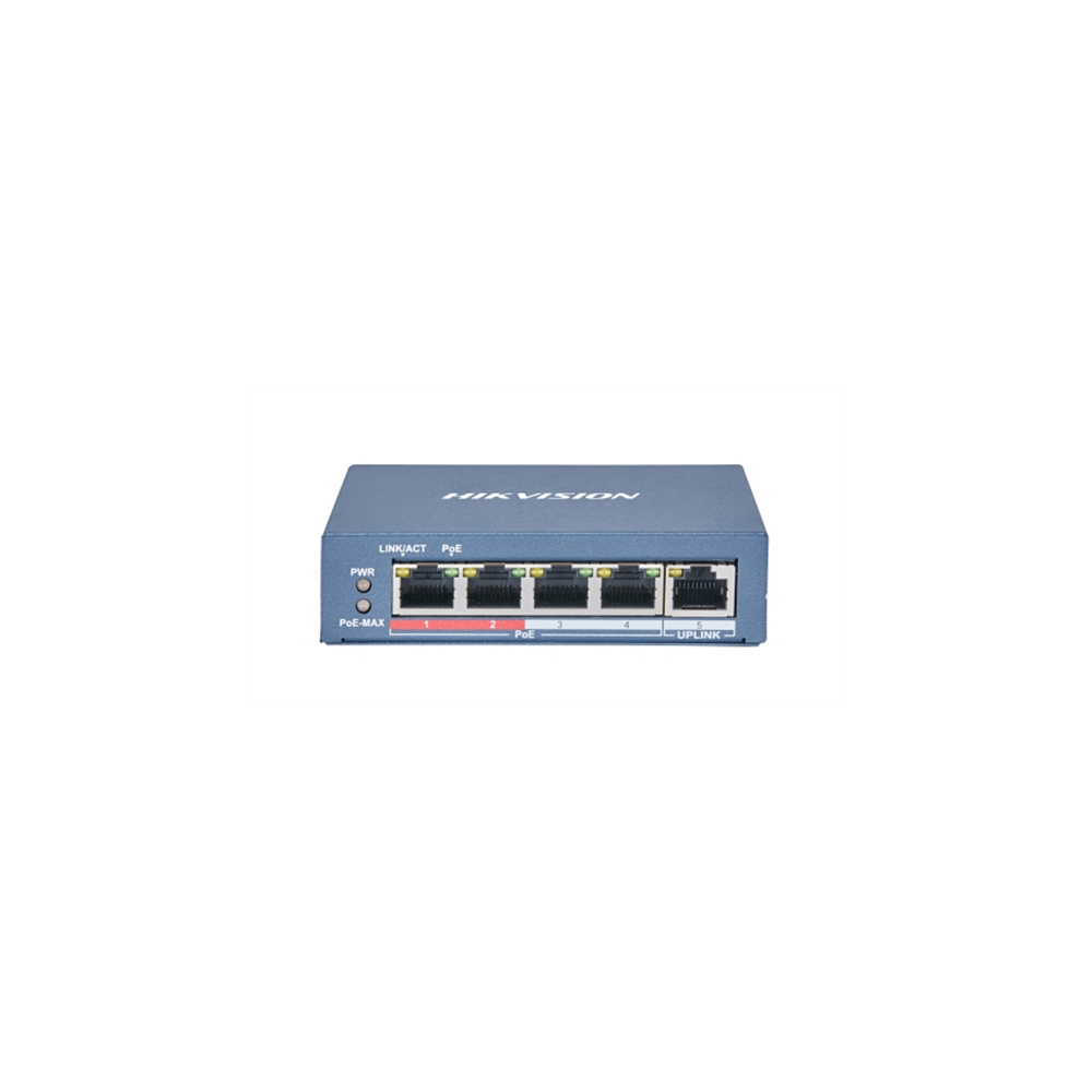 Switch HIKVISION DS-3E0105P-E 4 PoE porta Switch HIKVISION DS-3E0105P-E 4 PoE porta