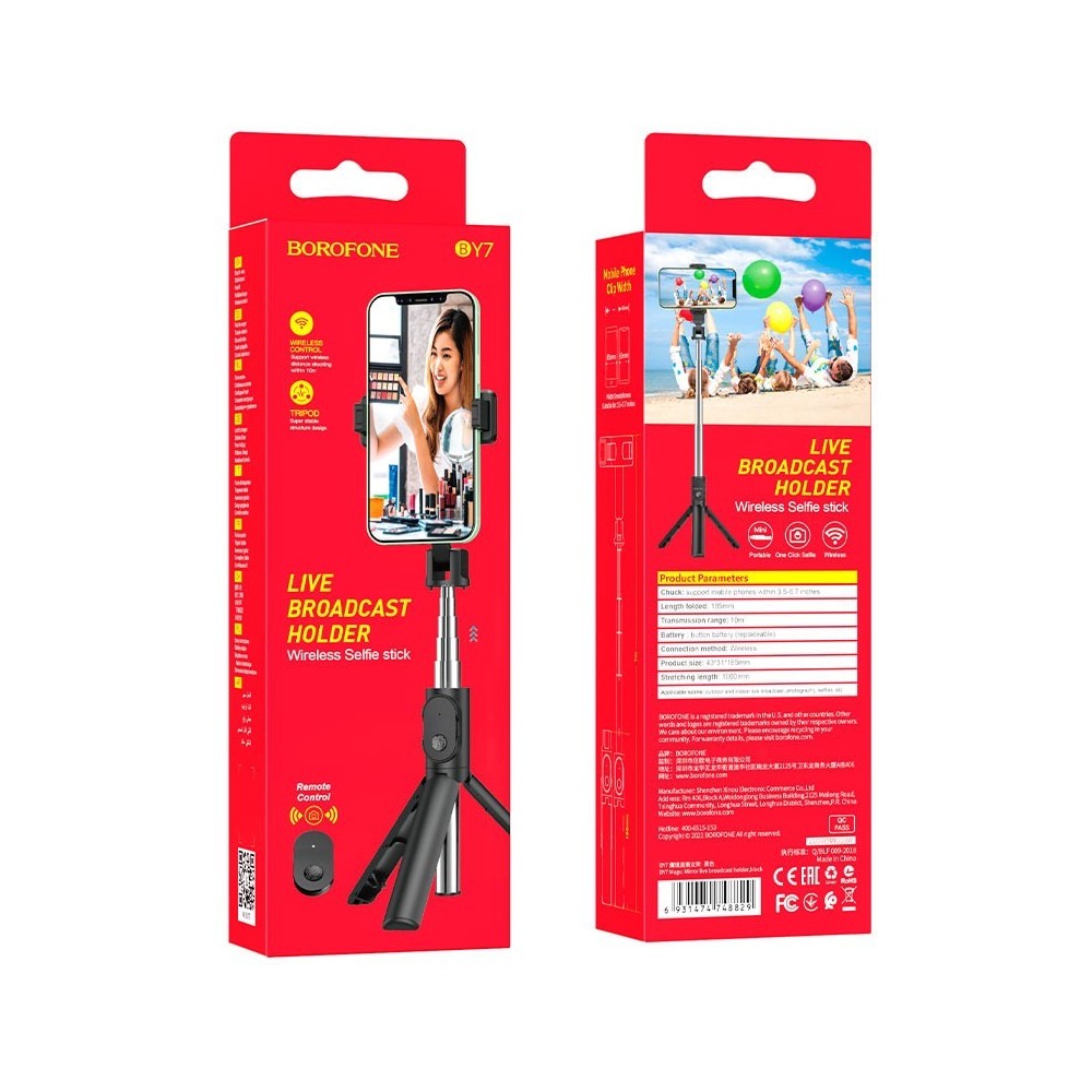Selfie stick bežični za mobitel Borofone BY7 Selfie stick bežični za mobitel Borofone BY7