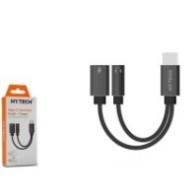 Adapter HYTECH HY-XO40 Type-c (m) na 3.5mm + Type-C (ž)