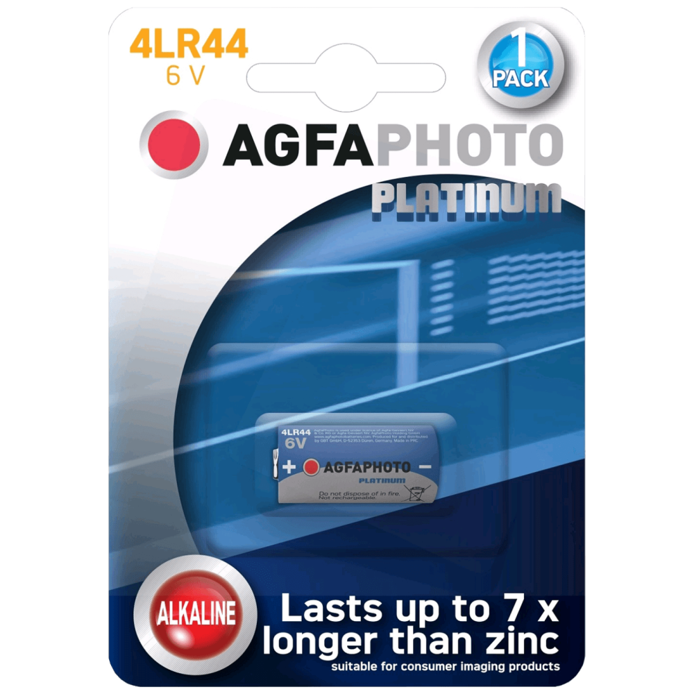 AGFA baterija alkalna 4LR44 B1 6V dugmasta blister 1kom