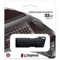 Kingston 32GB DataTraveler Exodia M USB slider cap USB 3.2 Gen2, black