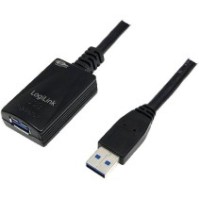 LogiLink USB Cable Extender 5m Black