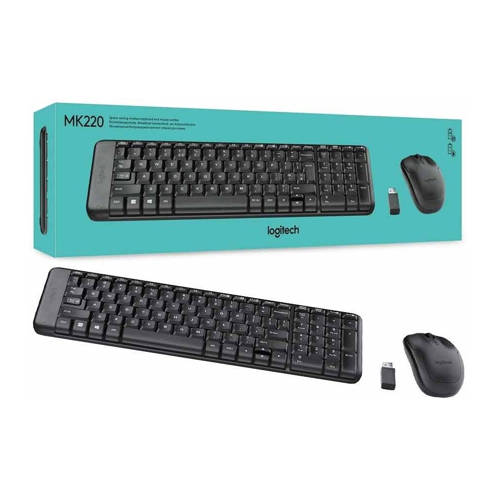 Logitech MK220 set bežična tastatura i miš Logitech MK220 set bežična tastatura i miš