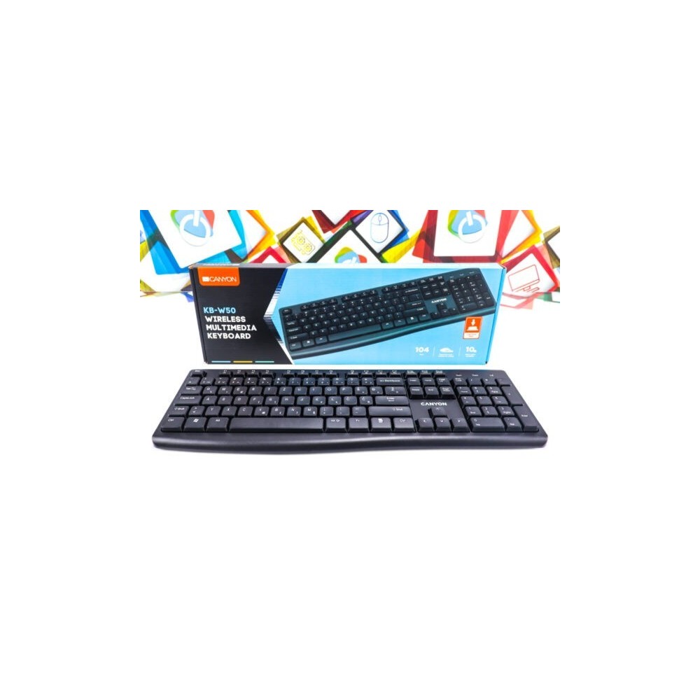 Tipkovnica bežična Canyon KB-W50 wireless
