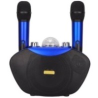 Family Karaoke Bluetooth Audio Speaker KTV Microphone + Disco LED Light - Y8