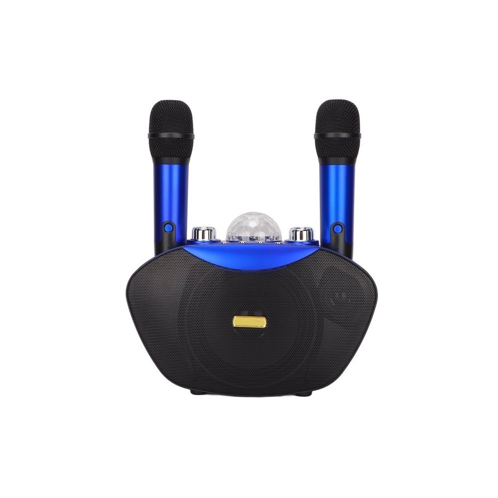 Family Karaoke Bluetooth Audio Speaker KTV Microphone + Disco LED Light - Y8