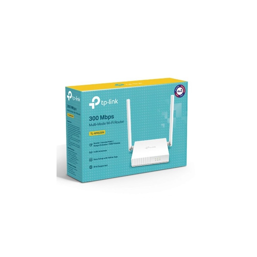 Router TP-Link 300 Mbps Multi-Mode Wi-Fi Router TL-WR820N Router TP-Link 300 Mbps Multi-Mode Wi-Fi Router TL-WR820N