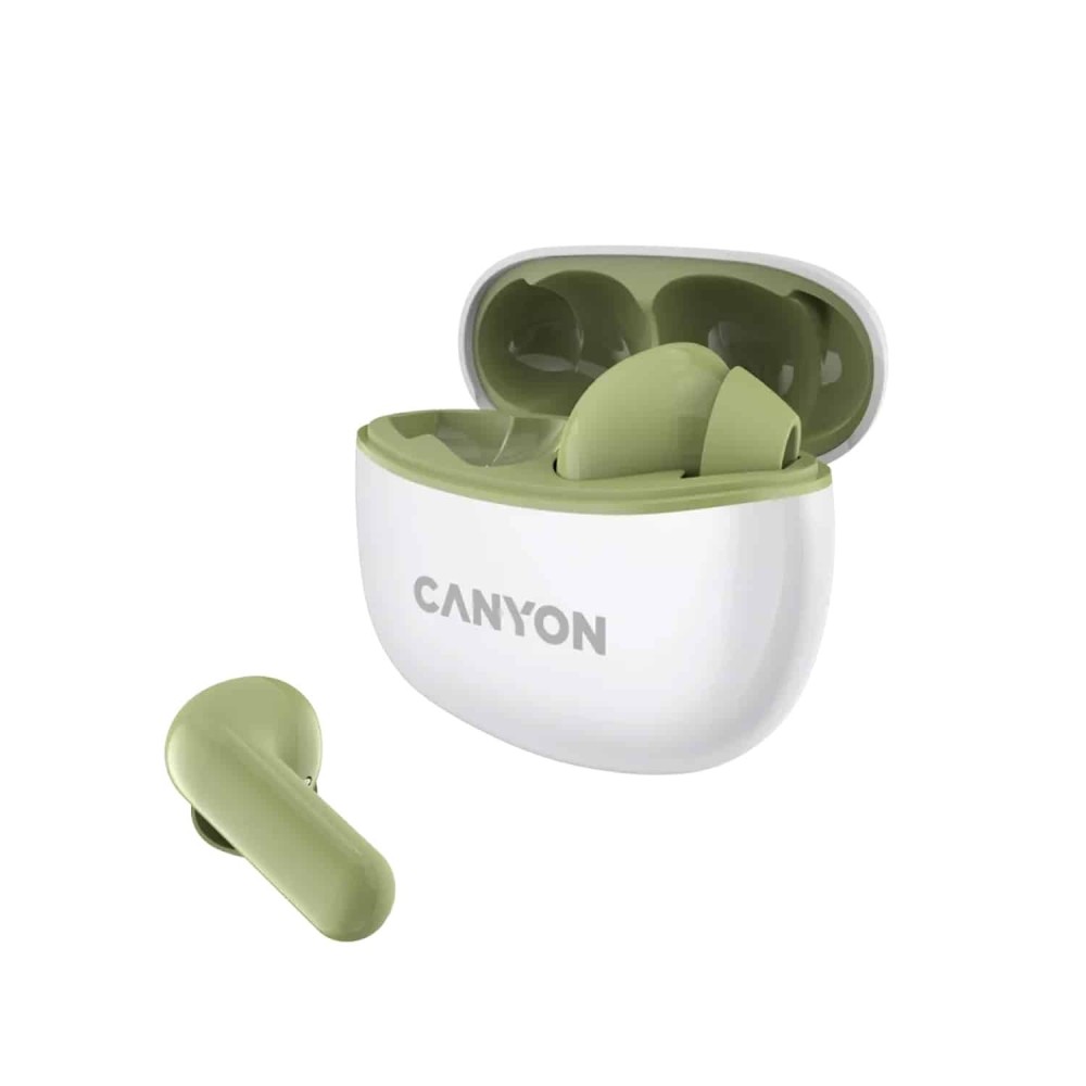 Canyon TWS-5 Bluetooth Headset With Microphone Green
