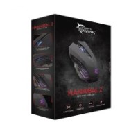 WHITE SHARK MIŠ GM-5006 HANNIBAL-2 CRNI / 3200 DPI