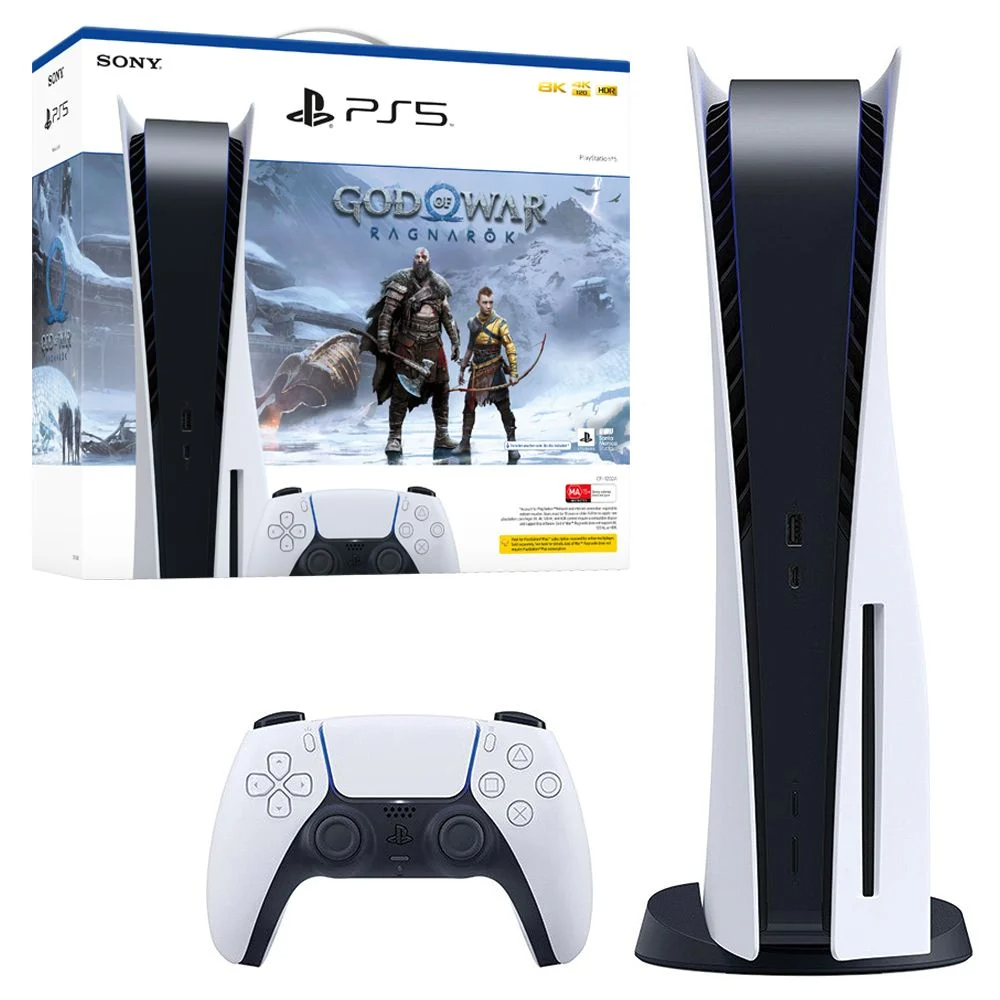 PlayStation 5 C chassis + God of War: Ragnarok VCH PS5 + Gran Turismo 7 Standard Edition PS5