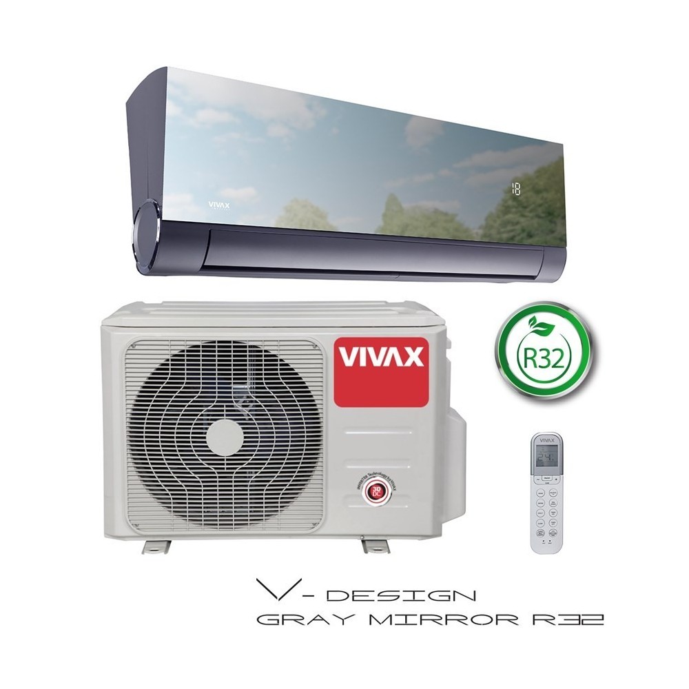 VIVAX COOL klima uređaj ACP-12CH35AEVI GRAY MIRROR