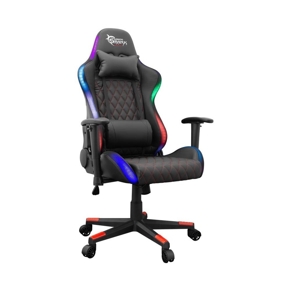 WHITE SHARK GAMING STOLICA THUNDERBOLT CRNA RGB