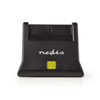 Čitač Smart kartica NEDIS CRDRU2SM3BK (Identifikacijskih dokumenata)