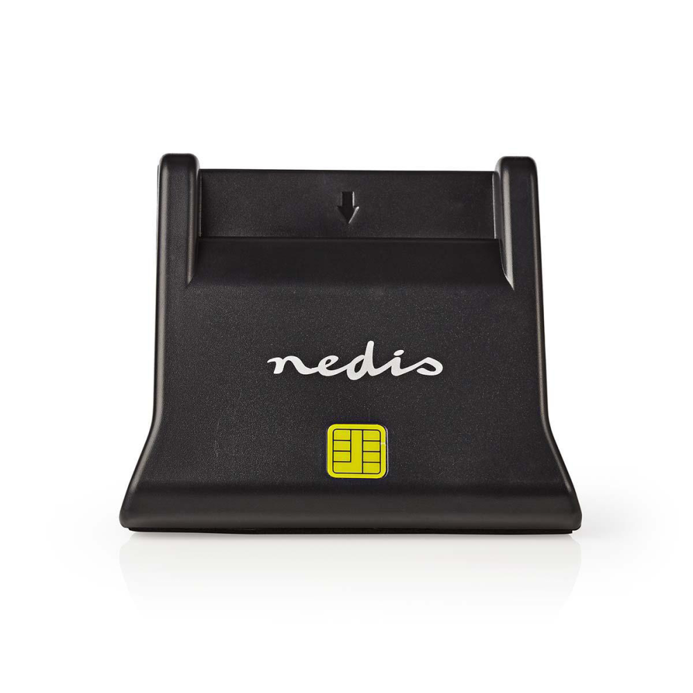 Čitač Smart kartica NEDIS CRDRU2SM3BK (Identifikacijskih dokumenata)