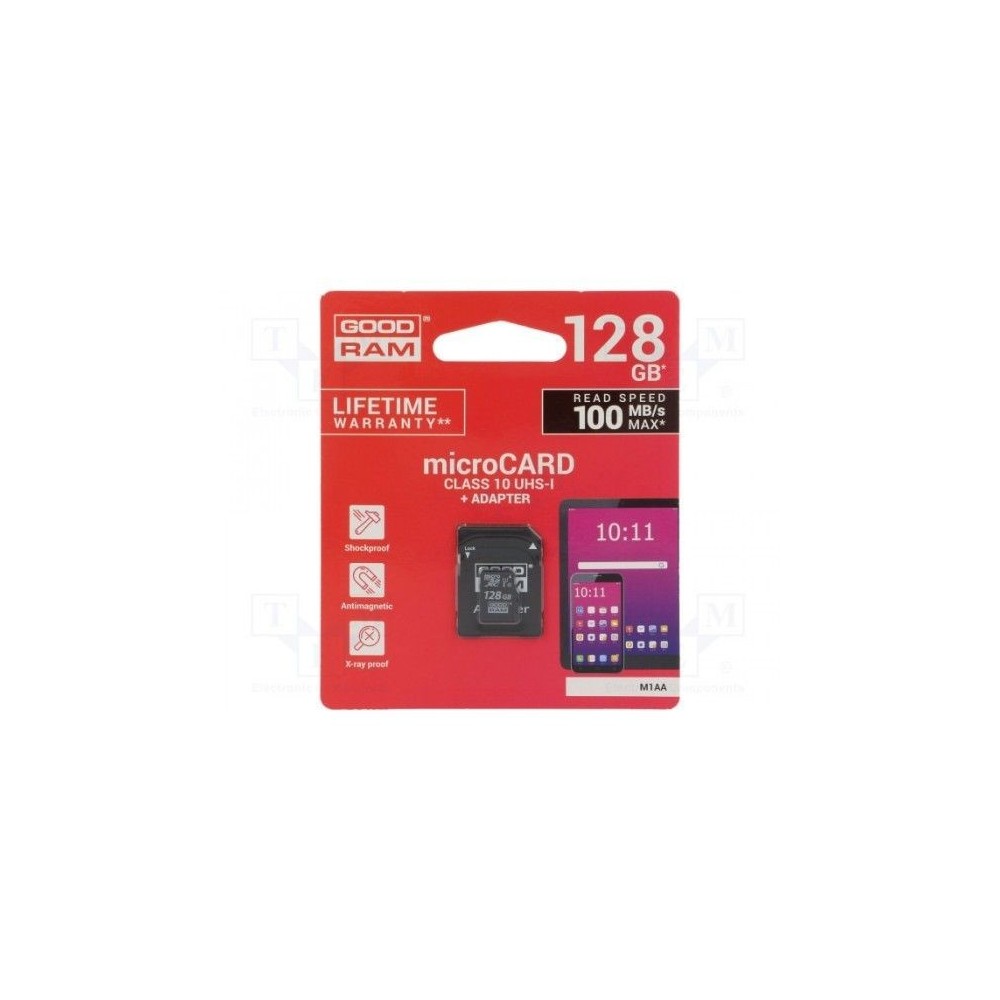 Goodram 128GB Micro Card Class 10 HS I + adapter