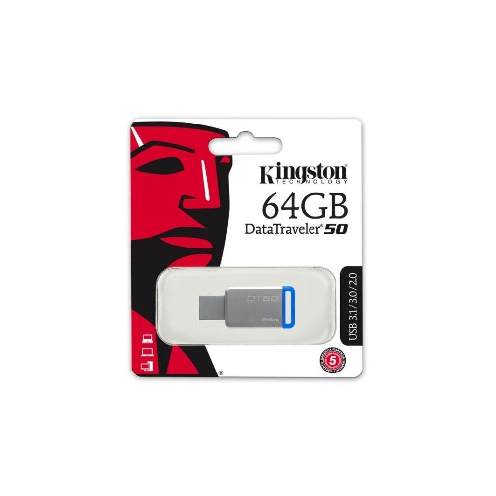 Kingston DT50 MEM UFD 64GB