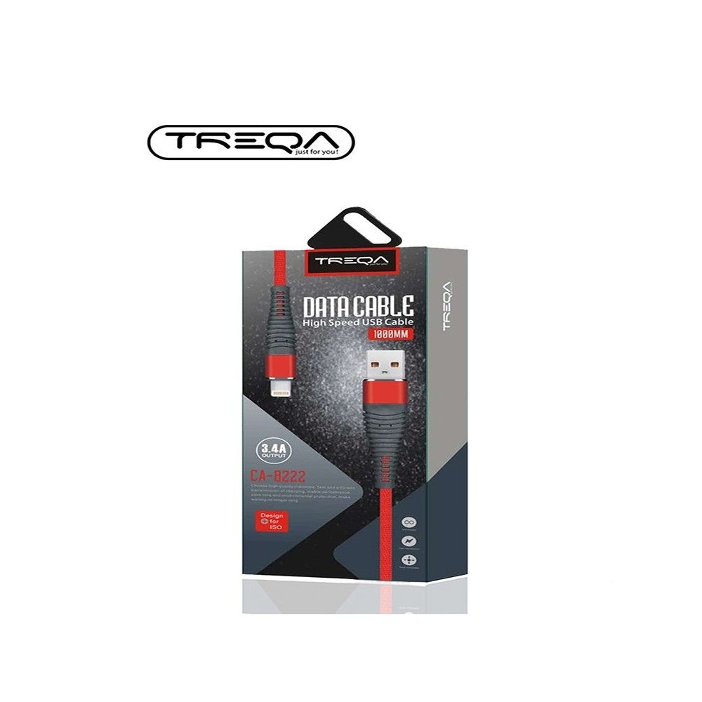 TREQA CA-8222 3.4A Iphone USB 3.0 Kabal 1m TREQA CA-8222 3.4A Iphone USB 3.0 Kabal 1m