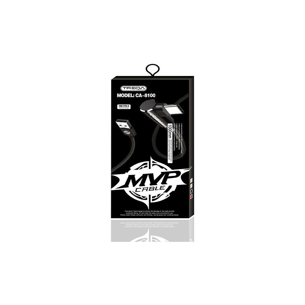 TREQA CA-8103 2.4A L MVP Type-C USB Kabal 1m TREQA CA-8103 2.4A L MVP Type-C USB Kabal 1m