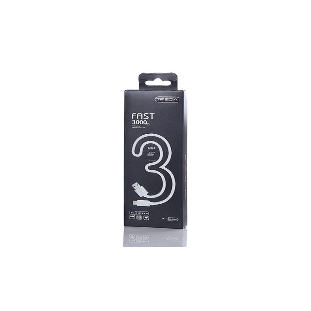 TREQA CA-8082 2.4A ABS iOS USB kabal 3m TREQA CA-8082 2.4A ABS iOS USB kabal 3m