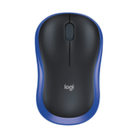 Logitech M185 bežični miš crno/plavi