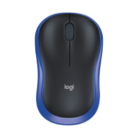 Logitech M185 bežični miš crno/plavi