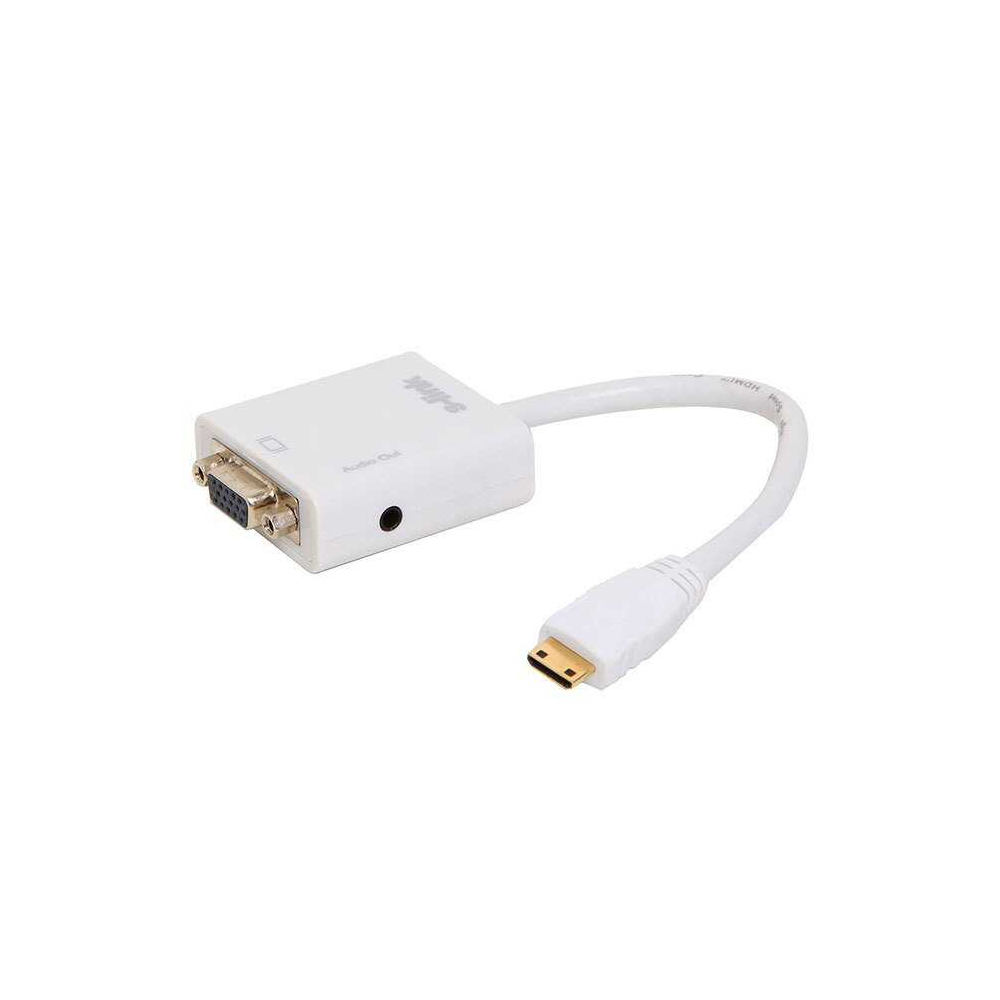 S-link SL-MHVS15 Mini HDMI na VGA + Audio S-link SL-MHVS15 Mini HDMI na VGA + Audio