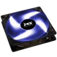 Ventilator MS FREEZE L122 plavi LED 12cm